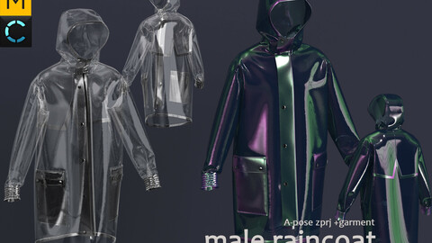 male raincoat