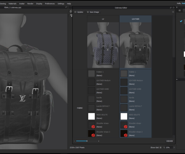 ArtStation - Backpack №2. Marvelous Designer / Clo 3D project +obj ...