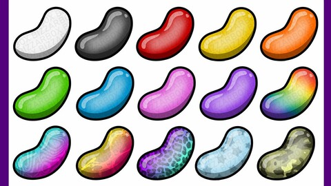 Twitch Sub Badges: Jelly Beans