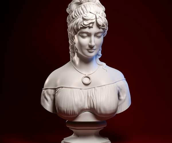 ArtStation - Bust of a italian woman