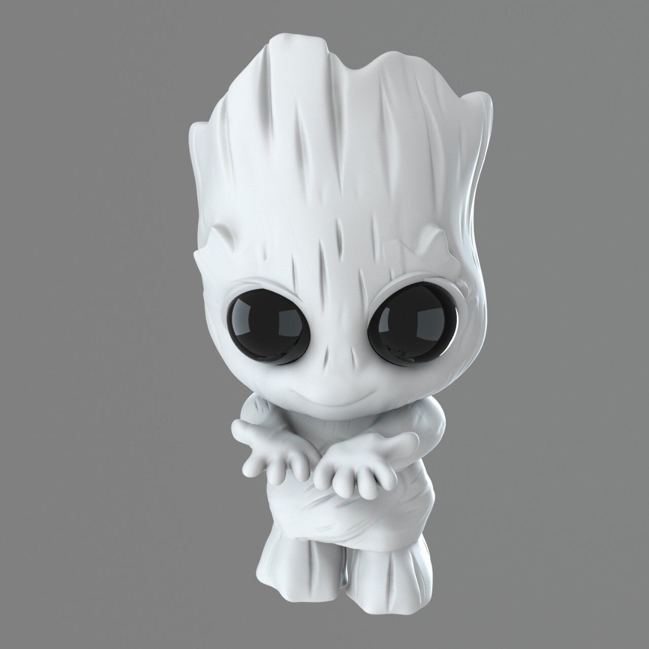 Baby Groot - Done for 3D Print | Resources
