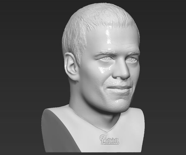 ArtStation - Tom Brady bust 3D printing ready stl obj formats | Resources