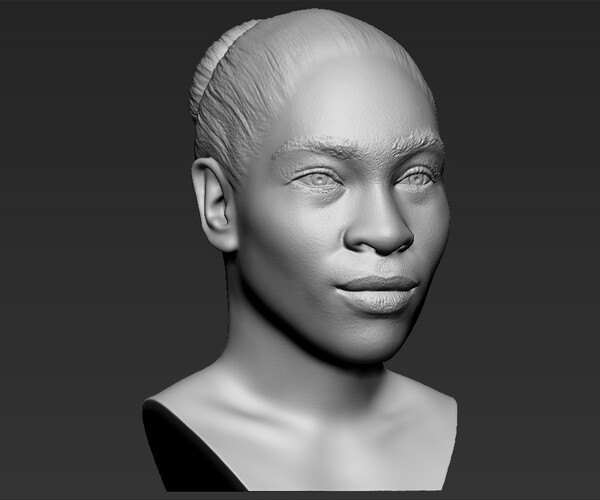 ArtStation - Serena Williams bust 3D printing ready stl obj formats ...