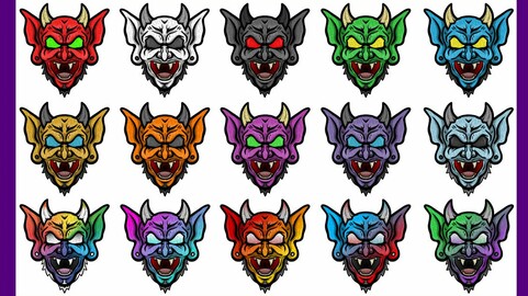 Twitch Sub Badges: Demons