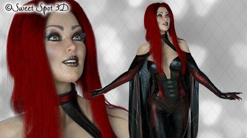 Daedrah Red & Black 06