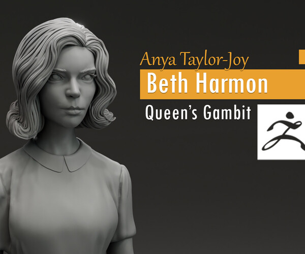 ArtStation - Beth Harmon (Anya Taylor-Joy)