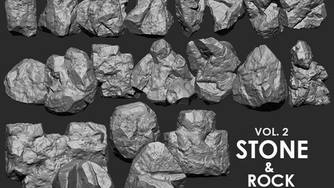 Stone & Rock IMM Brushes 20 in one Vol. 2