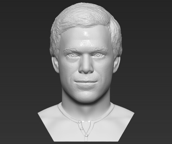 ArtStation - Dexter Morgan bust 3D printing ready stl obj formats ...