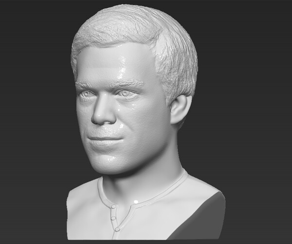 ArtStation - Dexter Morgan bust 3D printing ready stl obj formats ...