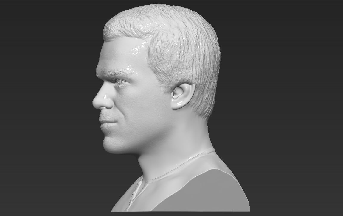 ArtStation - Dexter Morgan bust 3D printing ready stl obj formats ...