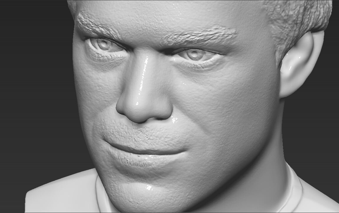 ArtStation - Dexter Morgan bust 3D printing ready stl obj formats ...