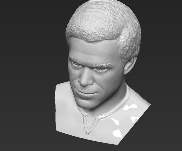 ArtStation - Dexter Morgan bust 3D printing ready stl obj formats ...