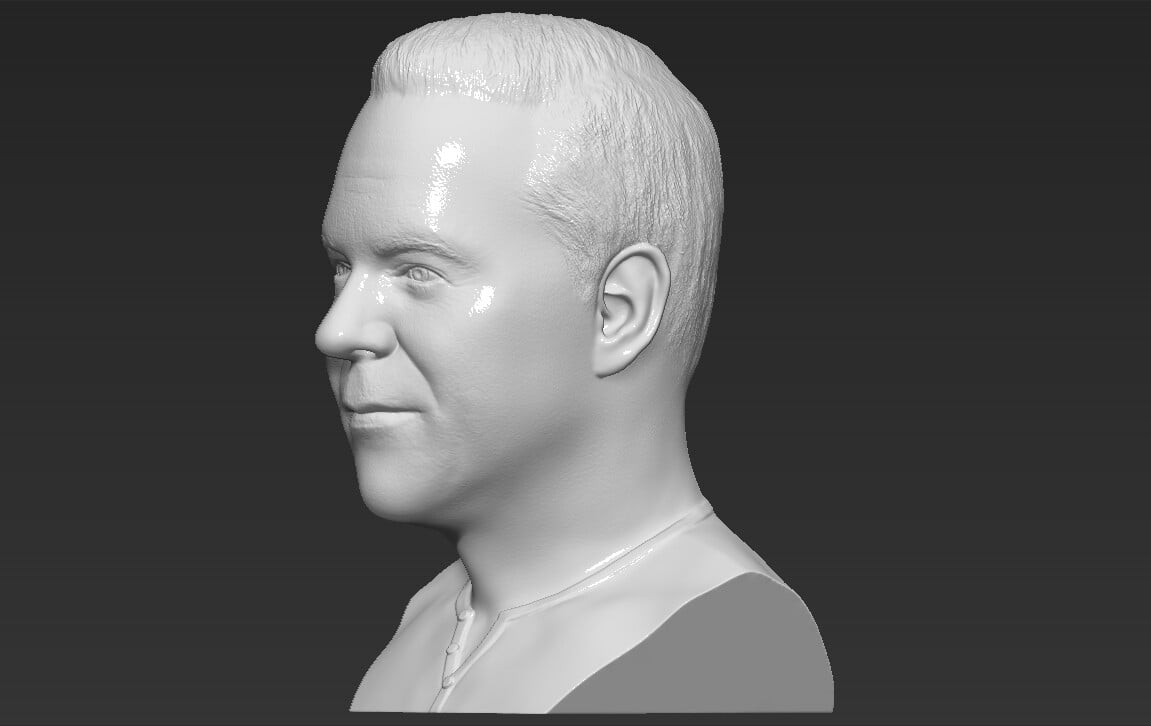 ArtStation - Jack Bauer bust 3D printing ready stl obj formats | Resources