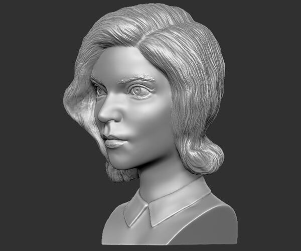 ArtStation - Beth Harmon from Queens Gambit bust 3D printing ready stl ...