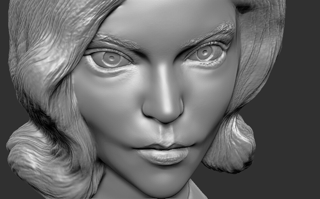 ArtStation - Beth Harmon from Queens Gambit bust 3D printing ready stl ...