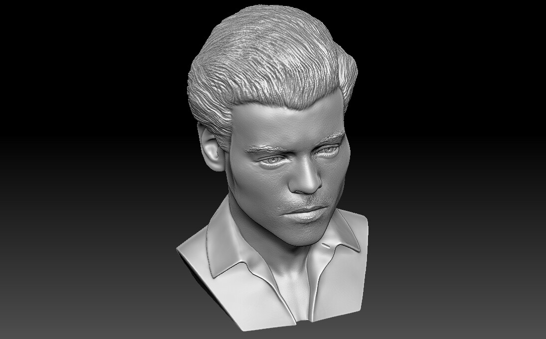 ArtStation - Harry Styles bust 3D printing ready stl obj formats ...