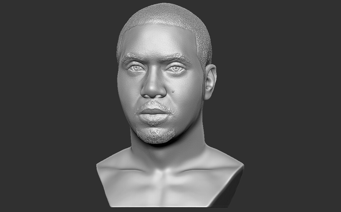 ArtStation - Nas bust 3D printing ready stl obj formats | Resources