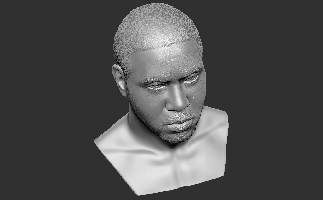 ArtStation - Nas bust 3D printing ready stl obj formats | Resources