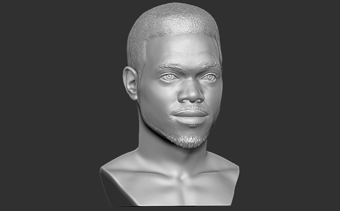 ArtStation - Chance The Rapper bust 3D printing ready stl obj formats ...