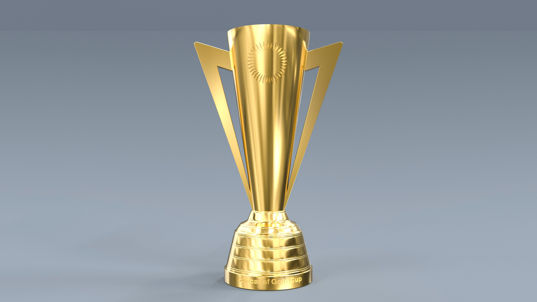 ArtStation Gold Cup Concacaf Trophy 3D model Game Assets
