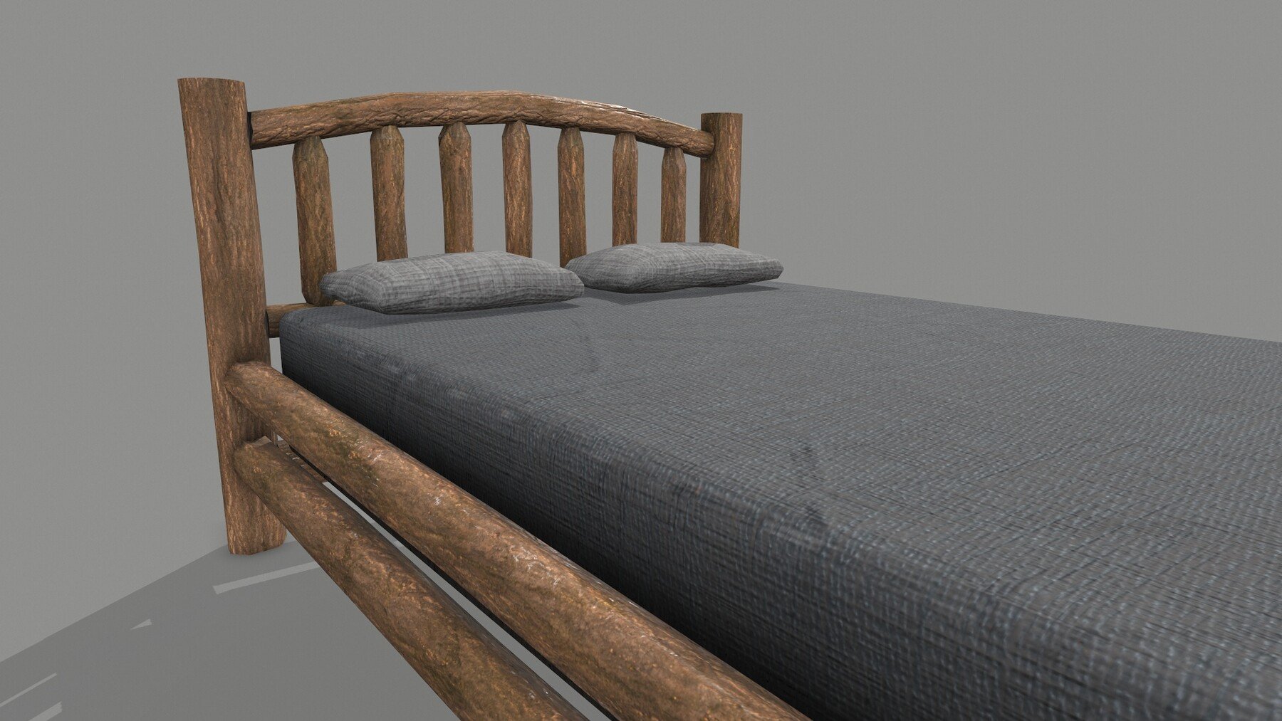 ArtStation - Medieval bed | Game Assets