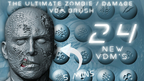 The Ultimate Zombie / Damage Skin VDM Brush