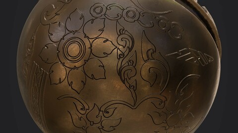 Free Ornamental Seamless Brushes/Alphas for SP etc