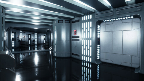 Deathstar Corridor Shot B