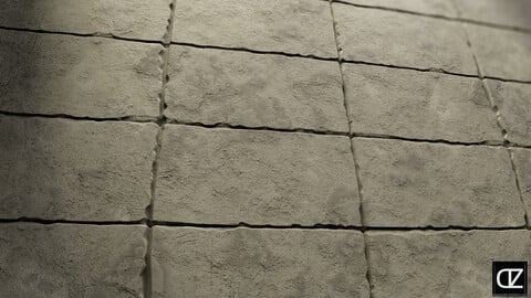 PBR - CONCRETE BLOCKS - 4K MATERIAL