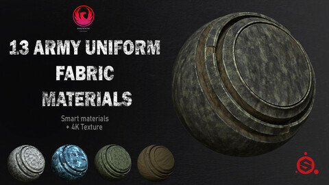 13 Uniform Army Fabric Materials