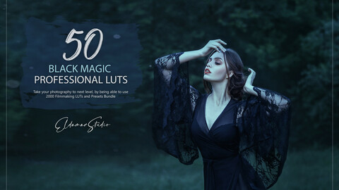 50 Black Magic LUTs and Presets Pack