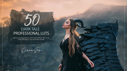 50 Dark Tale LUTs and Presets Pack