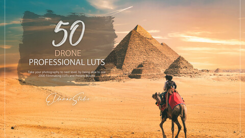 50 Drone LUTs and Presets Pack