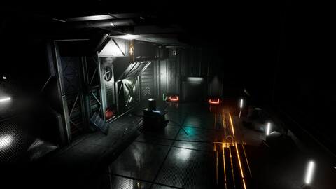 Modular Sci-Fi Environment for Unreal Engine