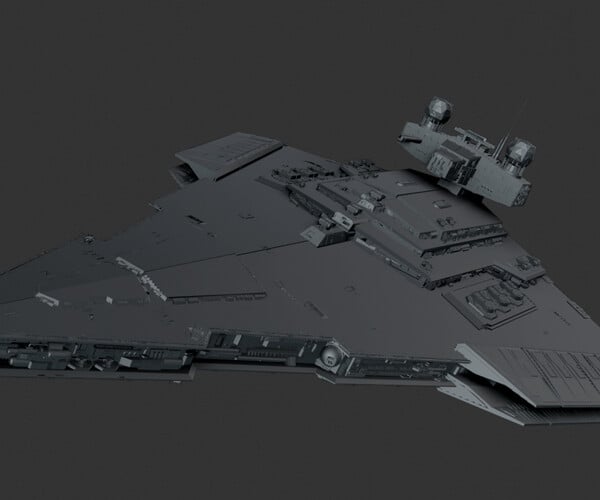 ArtStation - Victory 1 Class Star Destroyer - Star Wars | Game Assets