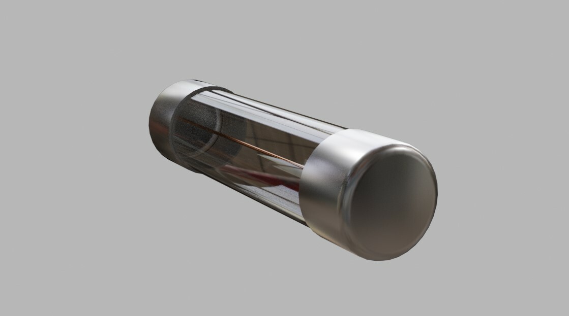 ArtStation Fuse Fusivel Electronic parts Lowpoly 3D model Game