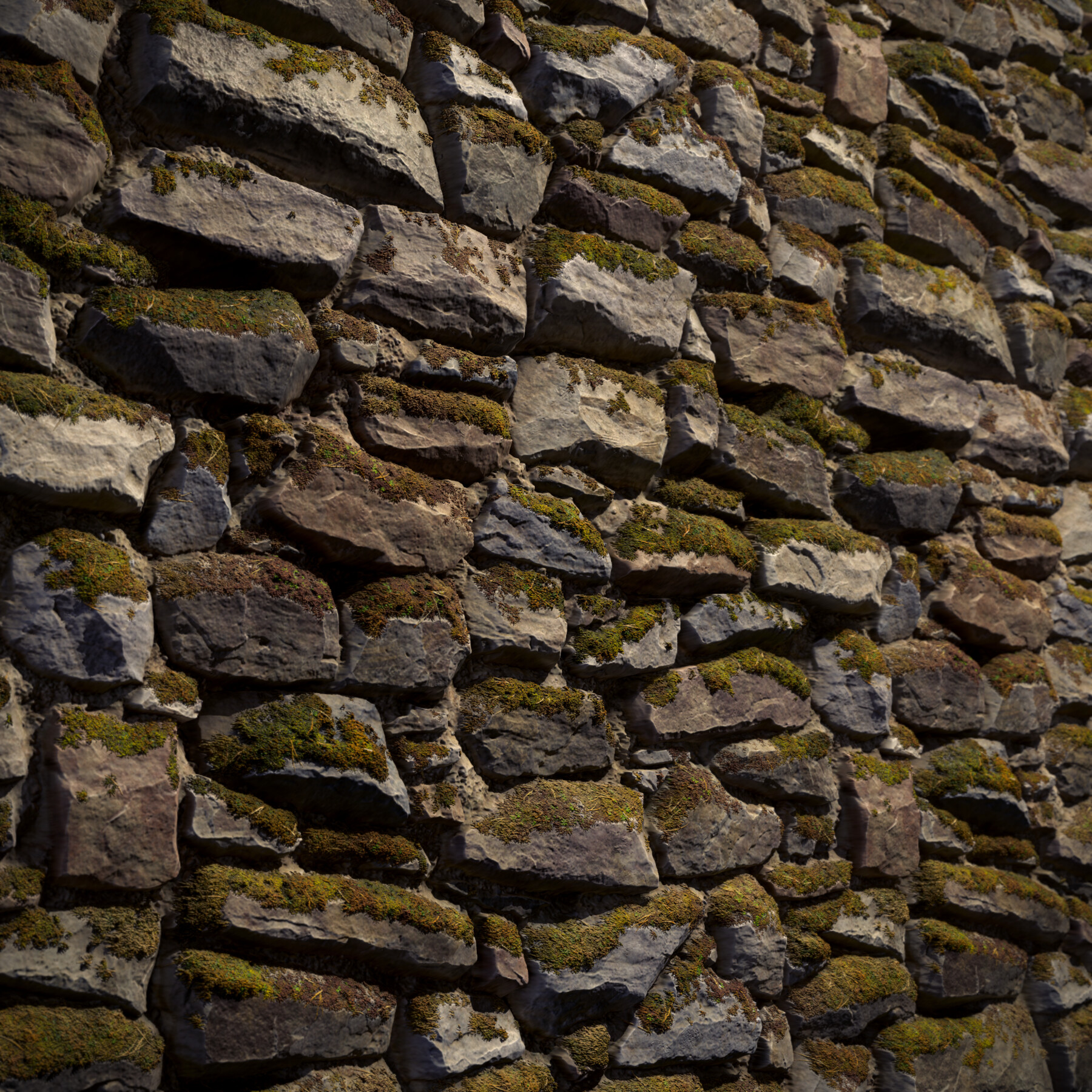 ArtStation - Countryside Stone Wall | Game Assets