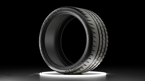 Car tire Michelin Pilot Sport Cup 2 3D model