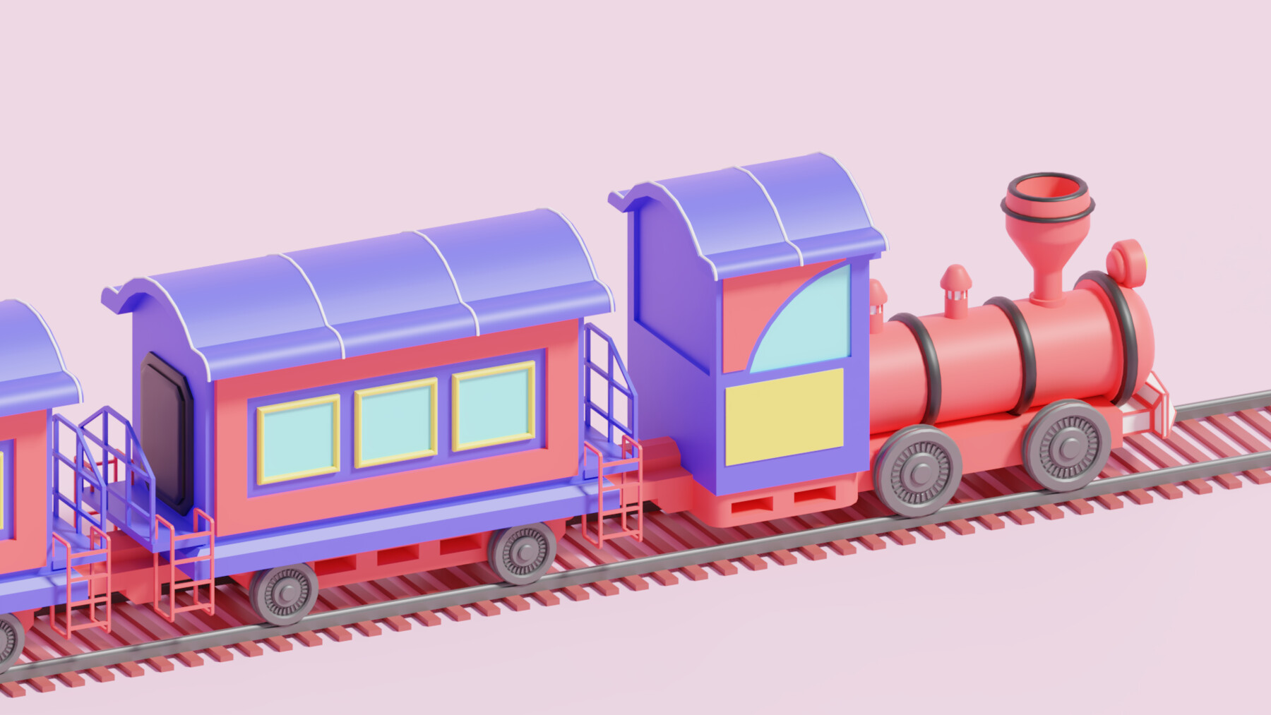 cartoon train 3D Models to Print - yeggi