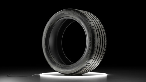 Car tire Hankook Ventus Prime 3 3D model