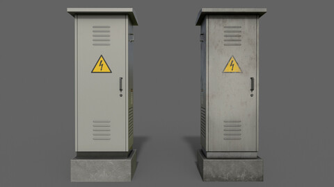 PBR Electric Box (LightGrey) Ver.2