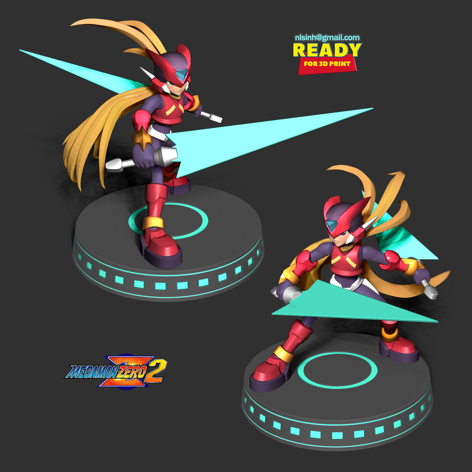 ArtStation - Mega Man Zero | Resources