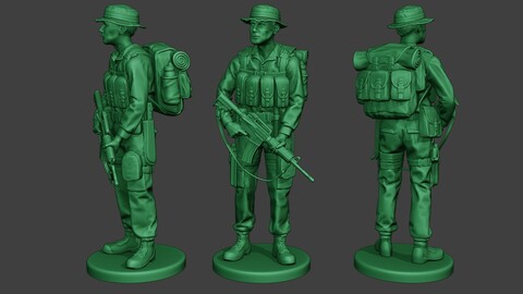 Modern Jungle Soldier Stand MJS1