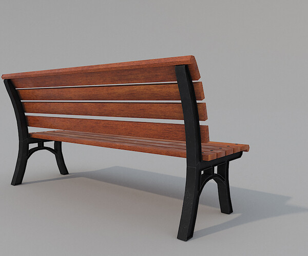 ArtStation - Street Bench | Game Assets