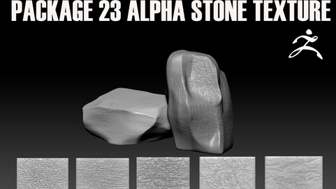 Package 23 ALPHA with stone texture.