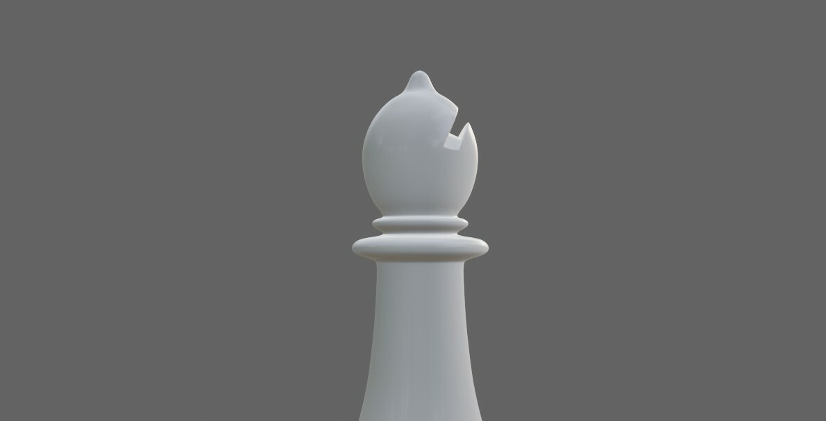 ArtStation - Mold for Bishop - Chess Game - Form - Xadrez Molde