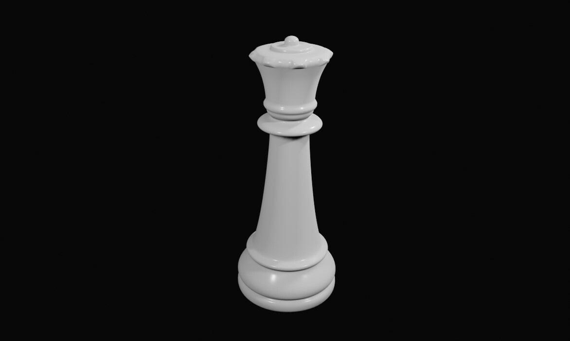 Chess king queen knight | 3D Print Model