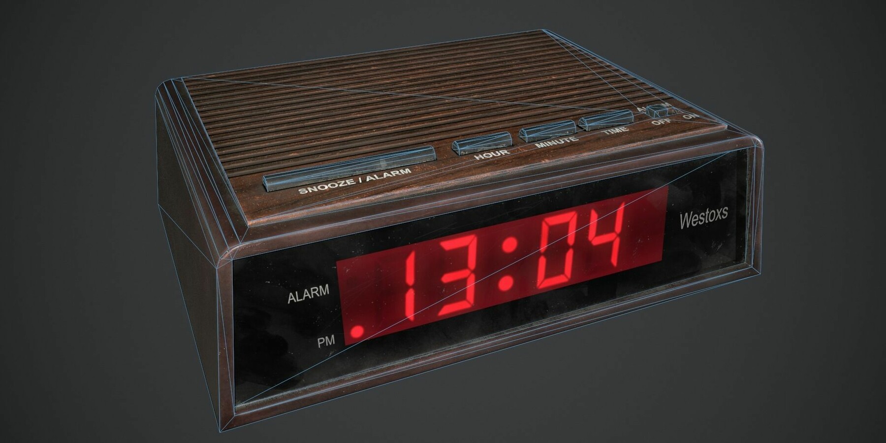 ArtStation Retro Digital Clock Game Assets