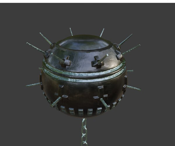 ArtStation - sea mine - mine sous-marine | Game Assets