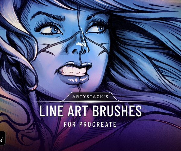 ArtStation Line Art Procreate Brushes Brushes